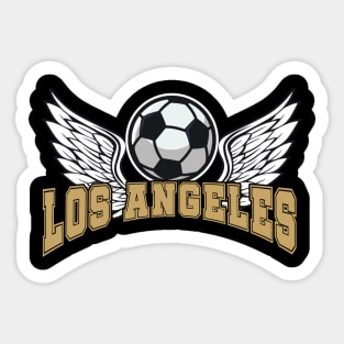 Los Angeles Soccer Sticker